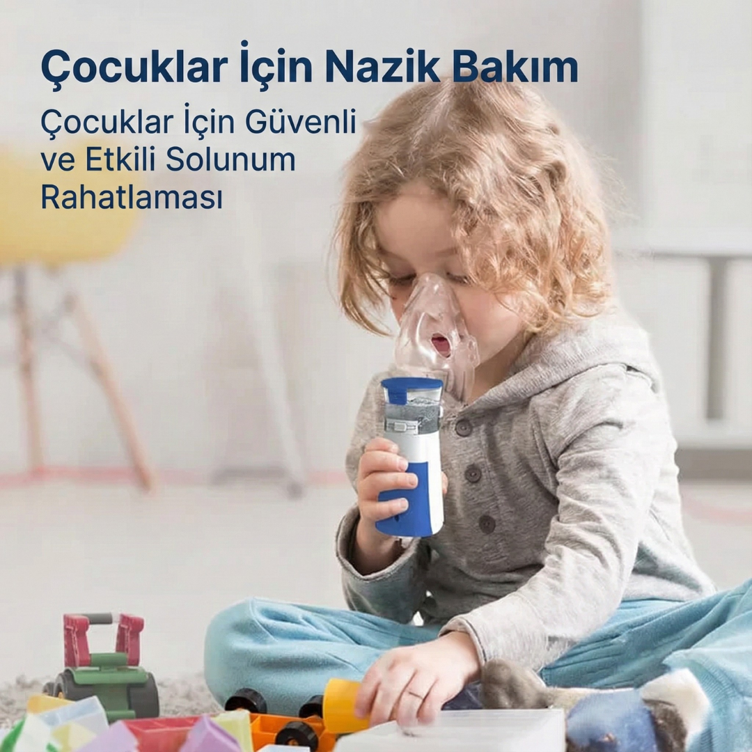 NefesMed® Taşınabilir Mini Nebülizatör